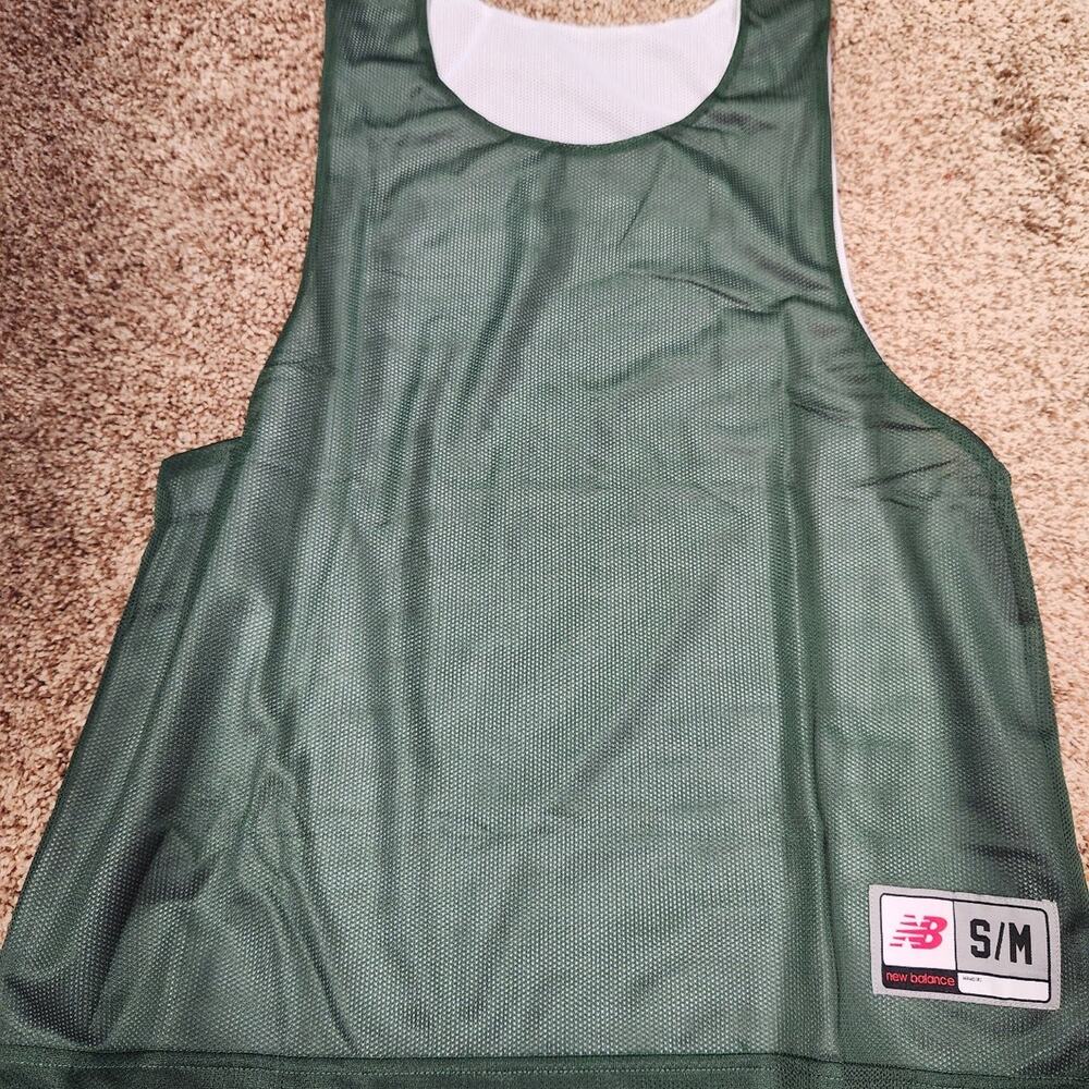 New balance green mesh Reversible jersey sz s/m
